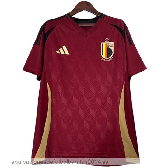 Nuevo Tailandia 1ª Camiseta Belgica 2024 Rojo Baratas